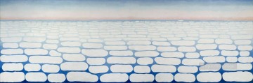350 人の有名アーティストによるアート作品 Painting - 雲の上の空 iv ジョージア・オキーフ アメリカのモダニズム 精密主義